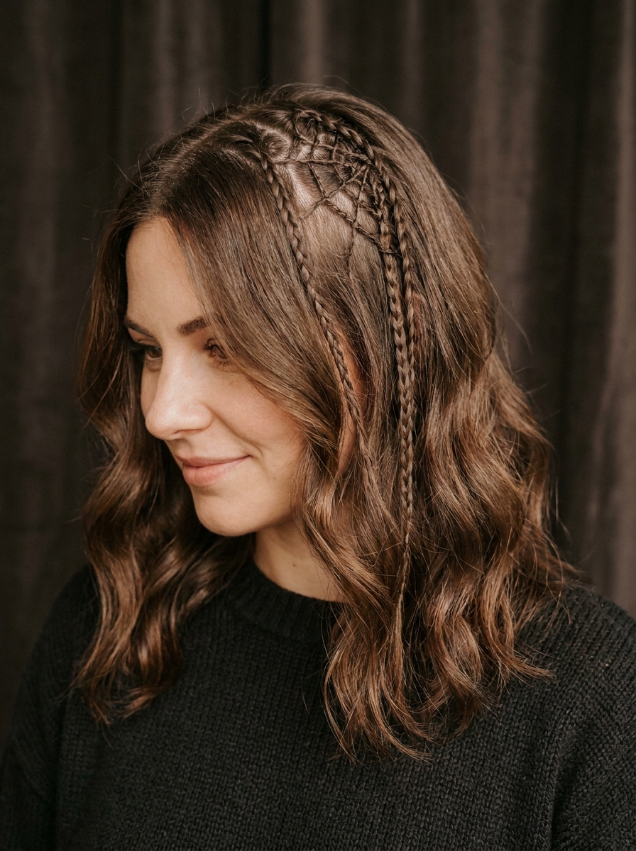 Spiderweb Braids als Halloween Frisuren für Frauen Inspiration 2026